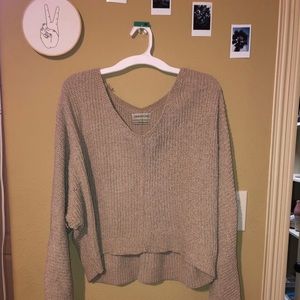 Biege Knit Sweater
